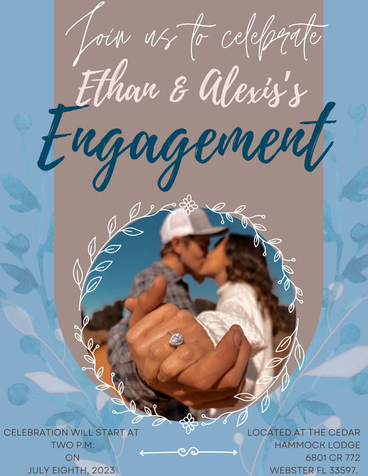 Custom Digital Invitation – Personalized Event Invite for Engagements, Parties, Showers & More